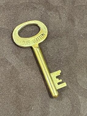 Louis Vuitton Brass Gold Key Charm Pendant
